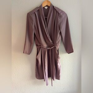 Wilfred Franca Wrap Dress – Lavender Mauve (Size 2)